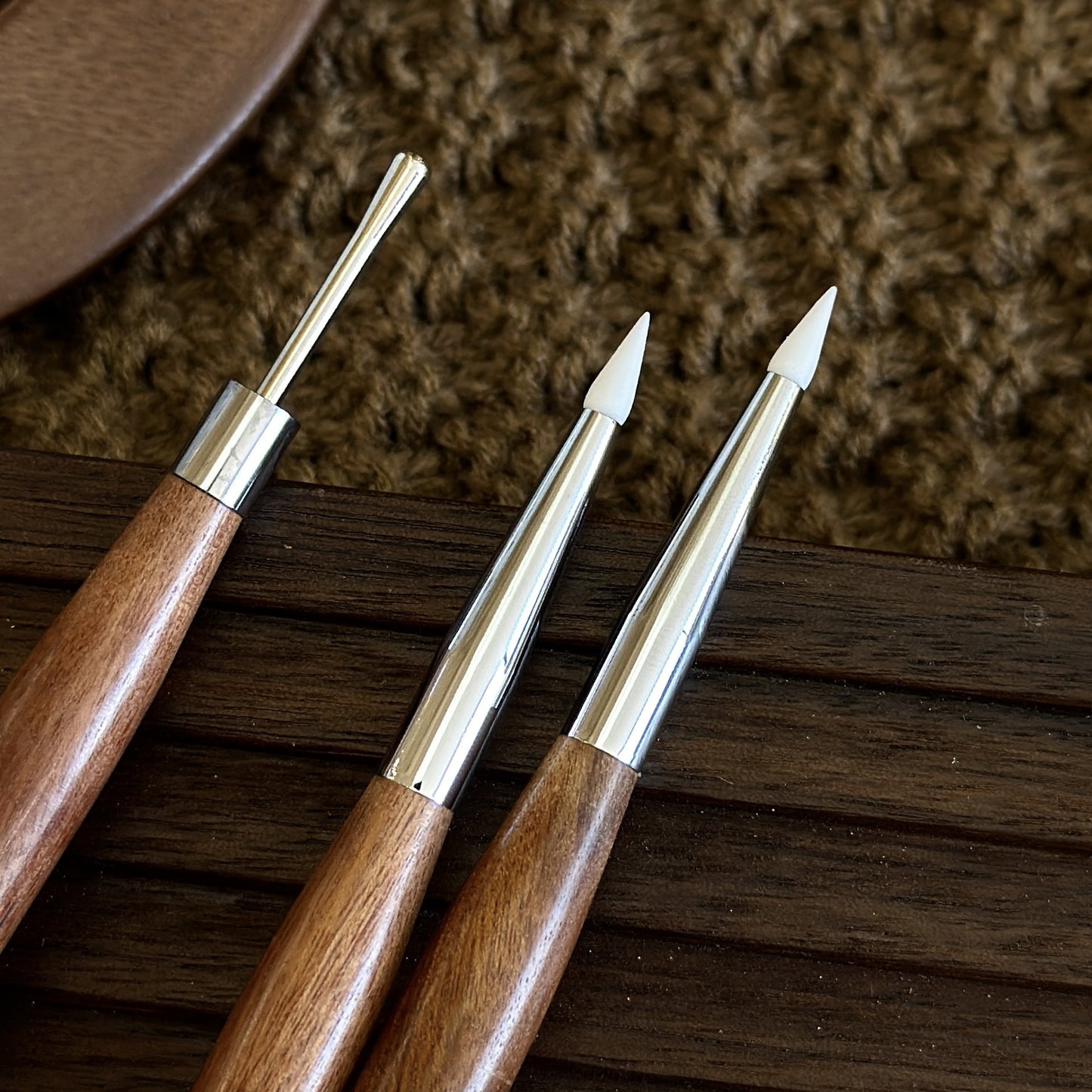 Double-ended Gel Brush for 3D Sculpting & Blending